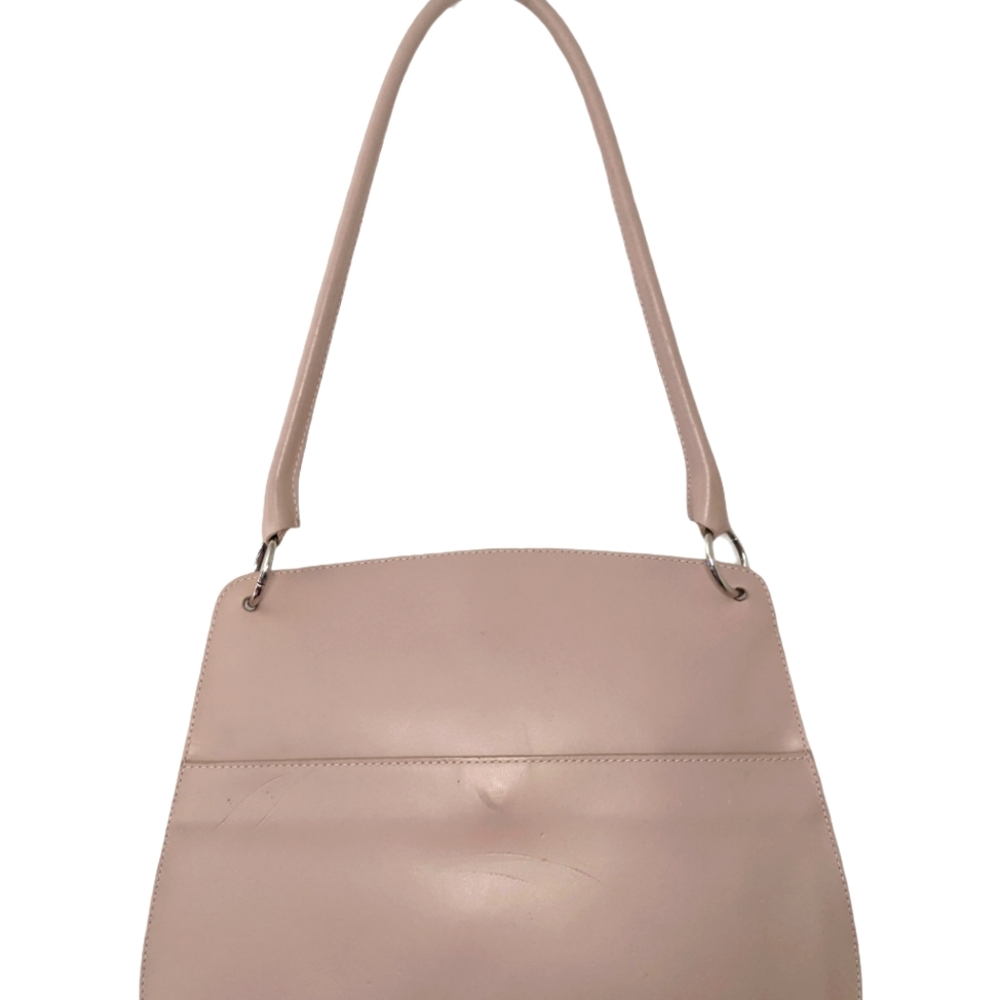 Furla Vintage Top Handle Purse Mauve Light Pink - Picture 5 of 14